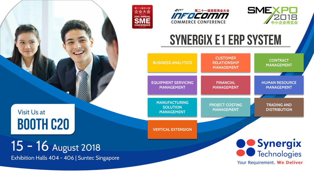 Synergix participates in SME ICC 2018 - ERP System - ERP Solution