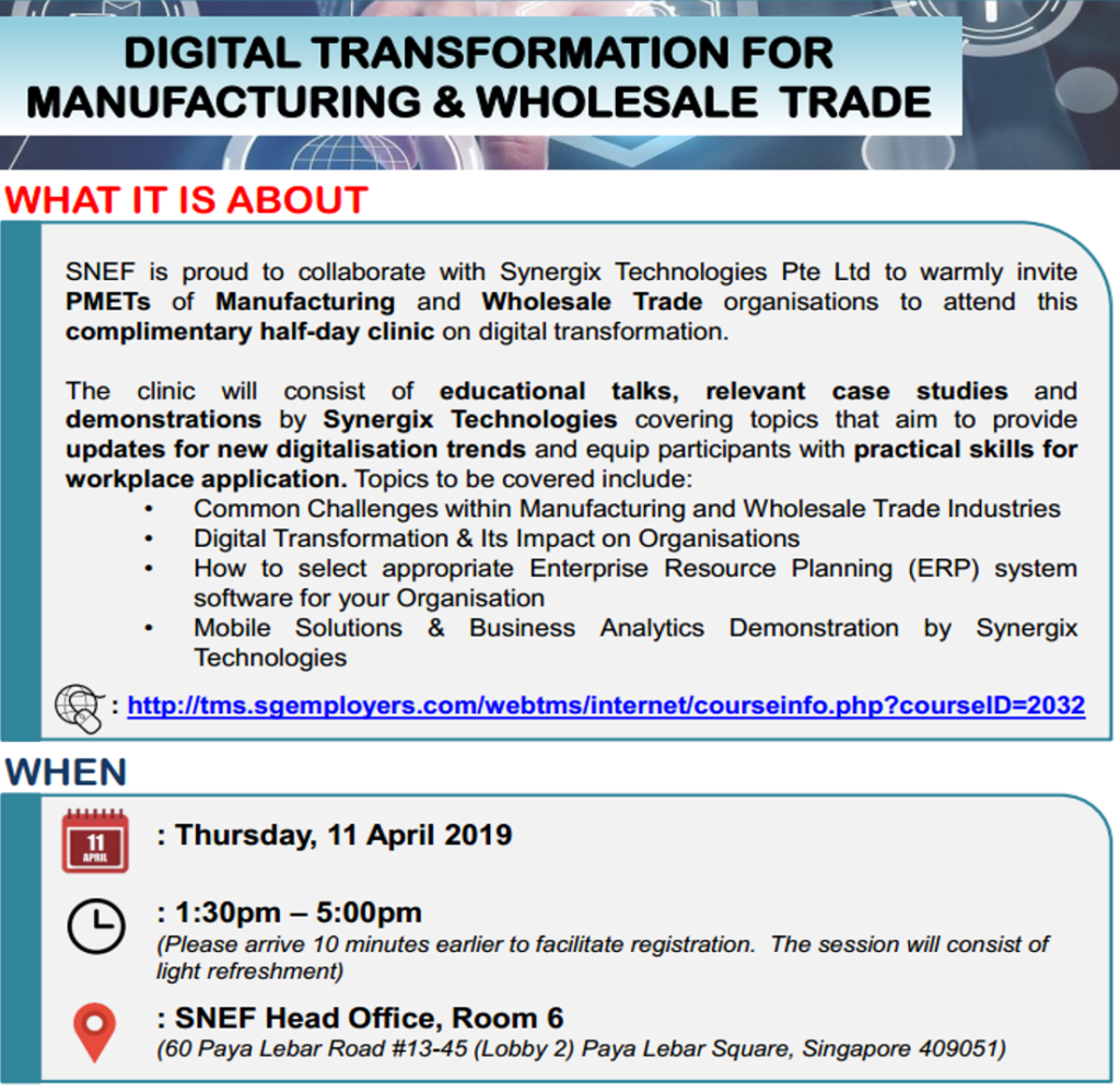 ERP System - exclusive event on digital transformation on manufacturing and wholesale trade ERP System - exclusive event on digital transformation on manufacturing and wholesale trade