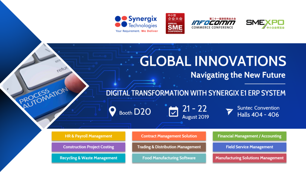 SME Expo 2019 at Suntec Singapore SME Expo 2019 at Suntec Singapore
