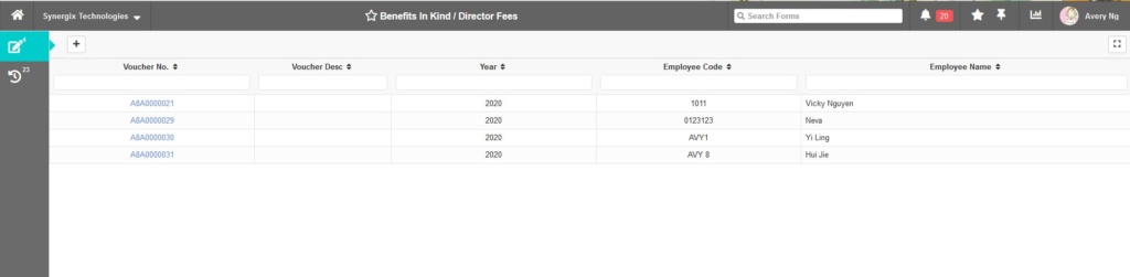 ERP Software Singapore Benefits in Kind ERP Software Singapore Benefits in Kind