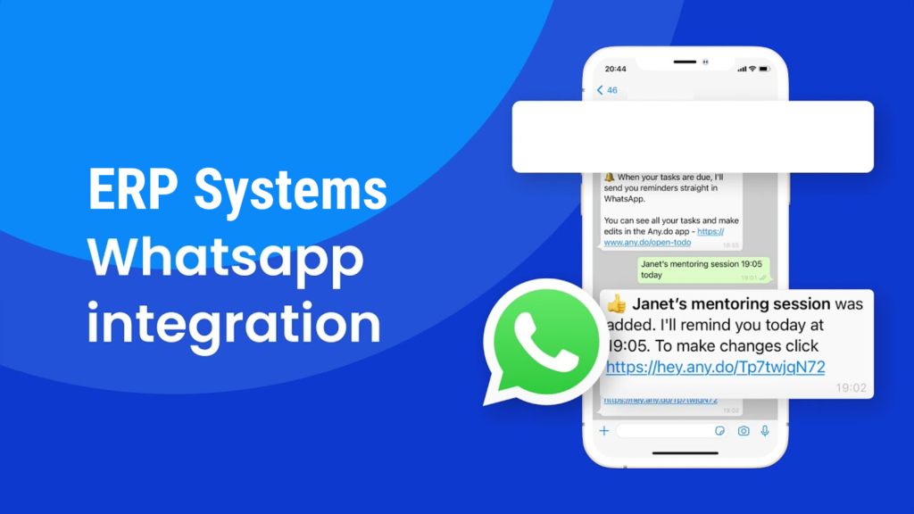 The Benefits Of Integrating WhatsApp API With ERP System