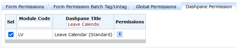 Leave Calendar dashboard Leave Calendar dashboard