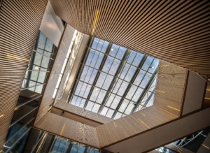 cool staircase with lights modern building 300x219 - Arsitektur