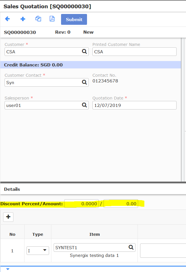 S2 - Synergix E1 ERP System Update | July 2019