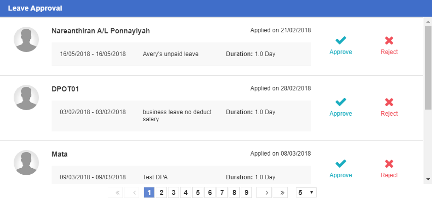 Leave Approval - Synergix E1 ERP System Updates | December 2019