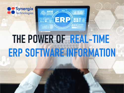 The power of real-time erp software information ERP system
