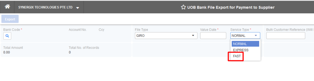 uob bank file export 1024x266 - Synergix ERP Software Updates - January 2021