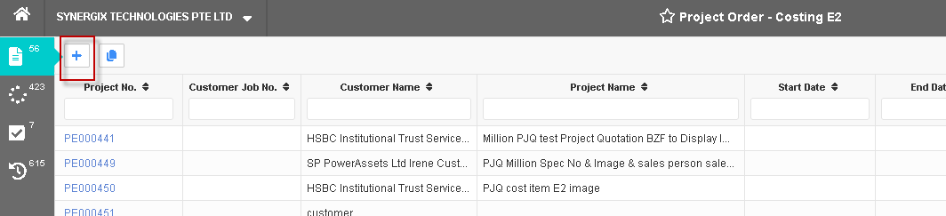 TH6 PJ PROJECT ORDER E2 - Synergix ERP Software Updates - June 2021