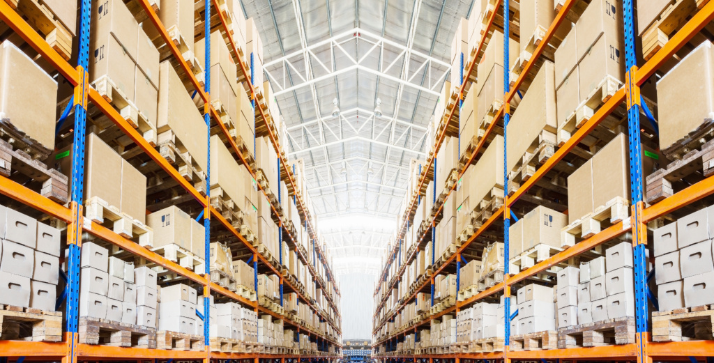 rows shelves with boxes modern warehouse 1024x521 - How Can Warehouse Management Software Improve Your Business?
