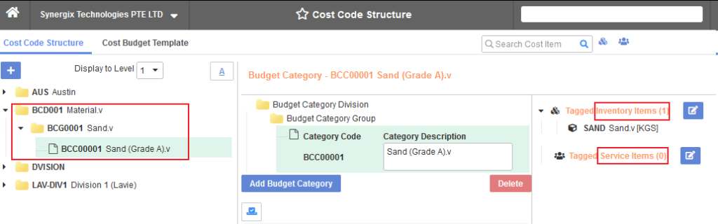 Auto Creation of Project Budget From Project Order 1 1024x320 - Synergix ERP Software Updates - October 2021