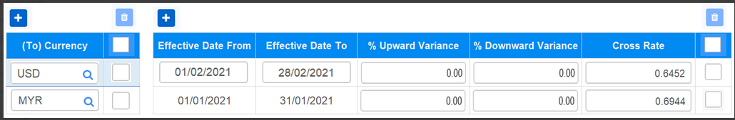 E2 Cross Rate 2 - Synergix ERP Software Updates | January 2022