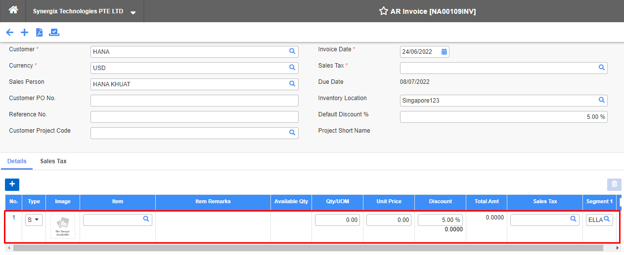 1 1 - Synergix ERP Software Updates | June 2022