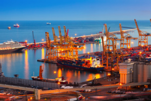 port de barcelona night 300x200 - Top 4 Leading Maritime Trends in 2022 - 2023
