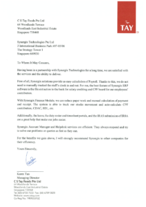 CS Tay Testimonial Letter signed 212x300 - บริษัท ซี เอส เทย์ ฟู้ดส์ จำกัด