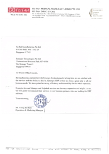 Fei Fah Testimonial Letter Signed 1 212x300 - บริษัท เฟย ฟ้า แมนูแฟคเจอริ่ง จำกัด
