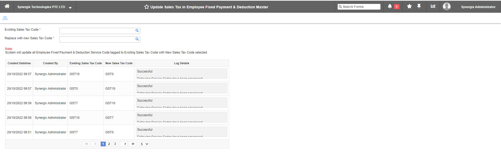 6415 mia - Synergix ERP Software Updates | November 2022