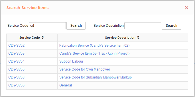 UI enhancement on lookup panels 01 - Synergix ERP Software Updates | March 2023
