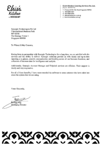 EK Signed Testimonial 212x300 - Elsie's Kitchen Catering Services Pte Ltd