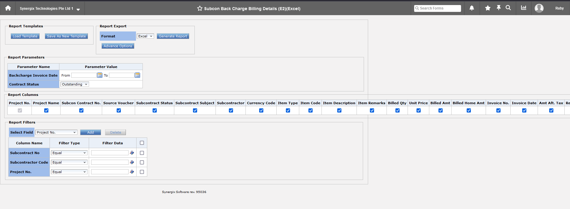 100312755 - Synergix ERP Software Updates | September 2024