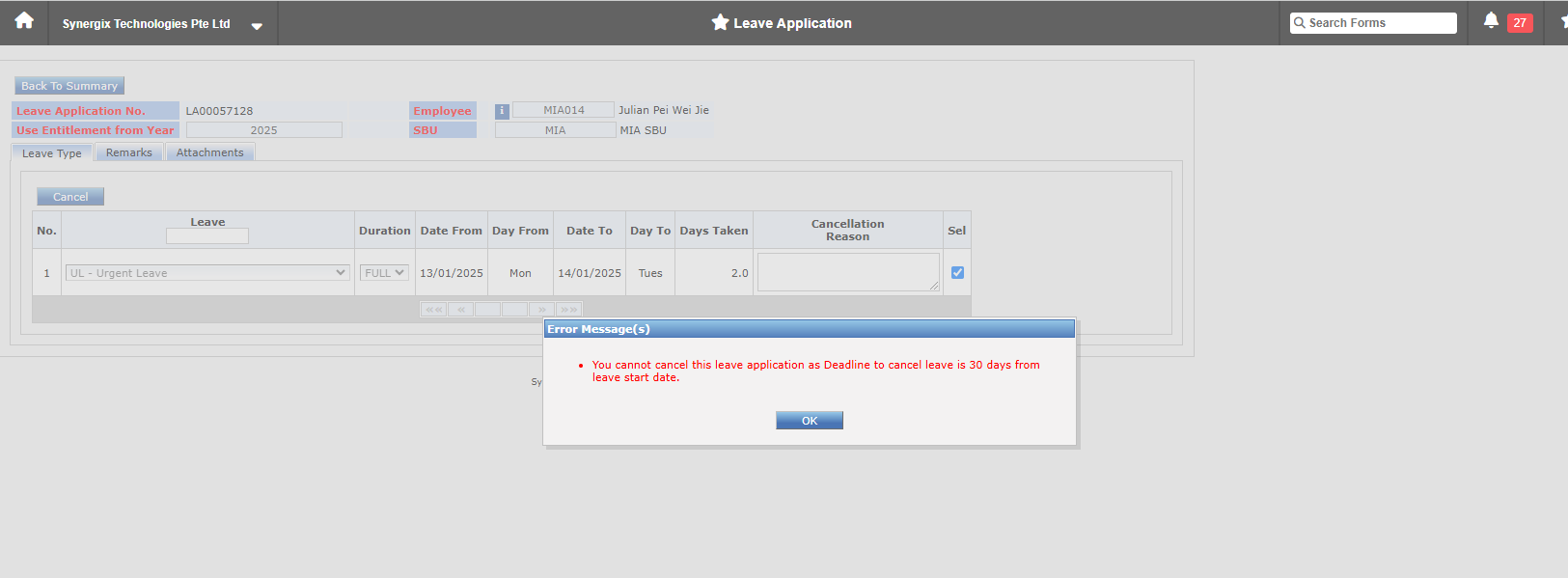 image 1 - Synergix ERP Software Updates | February 2025