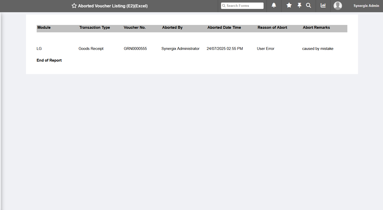 image 2 - Synergix ERP Software Updates | July 2025